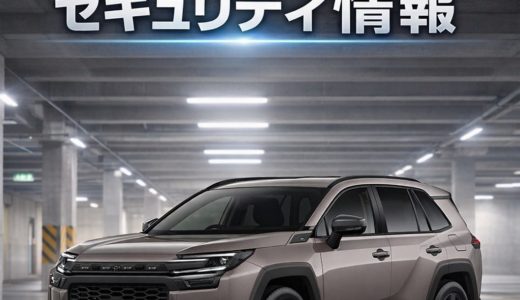 新型RAV4　カーセキュリティ情報！！